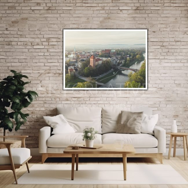 Oświęcim – Widok na Zamek Piastowski i miasto